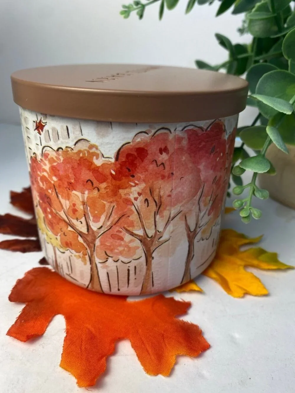 “The Perfect Autumn” Bath & Body Works NEW 3 Wick Candle